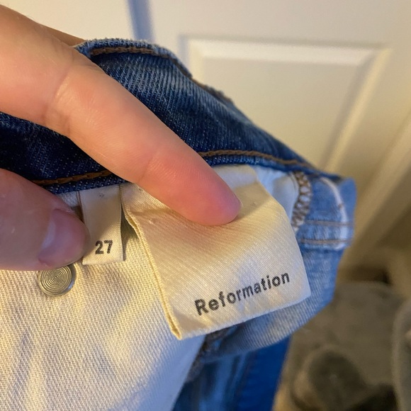 Reformation High Rise Jean Shorts - Picture 4 of 4